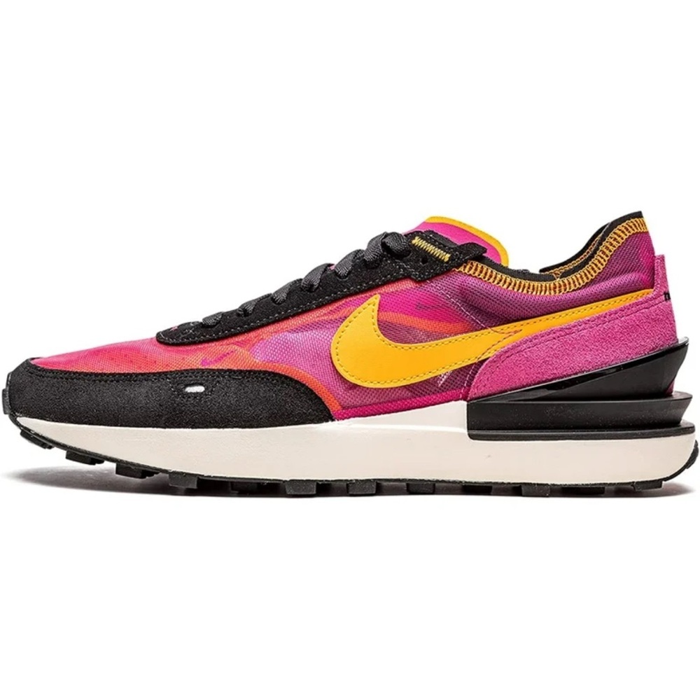 Nike Pink and Yellow Sneakers